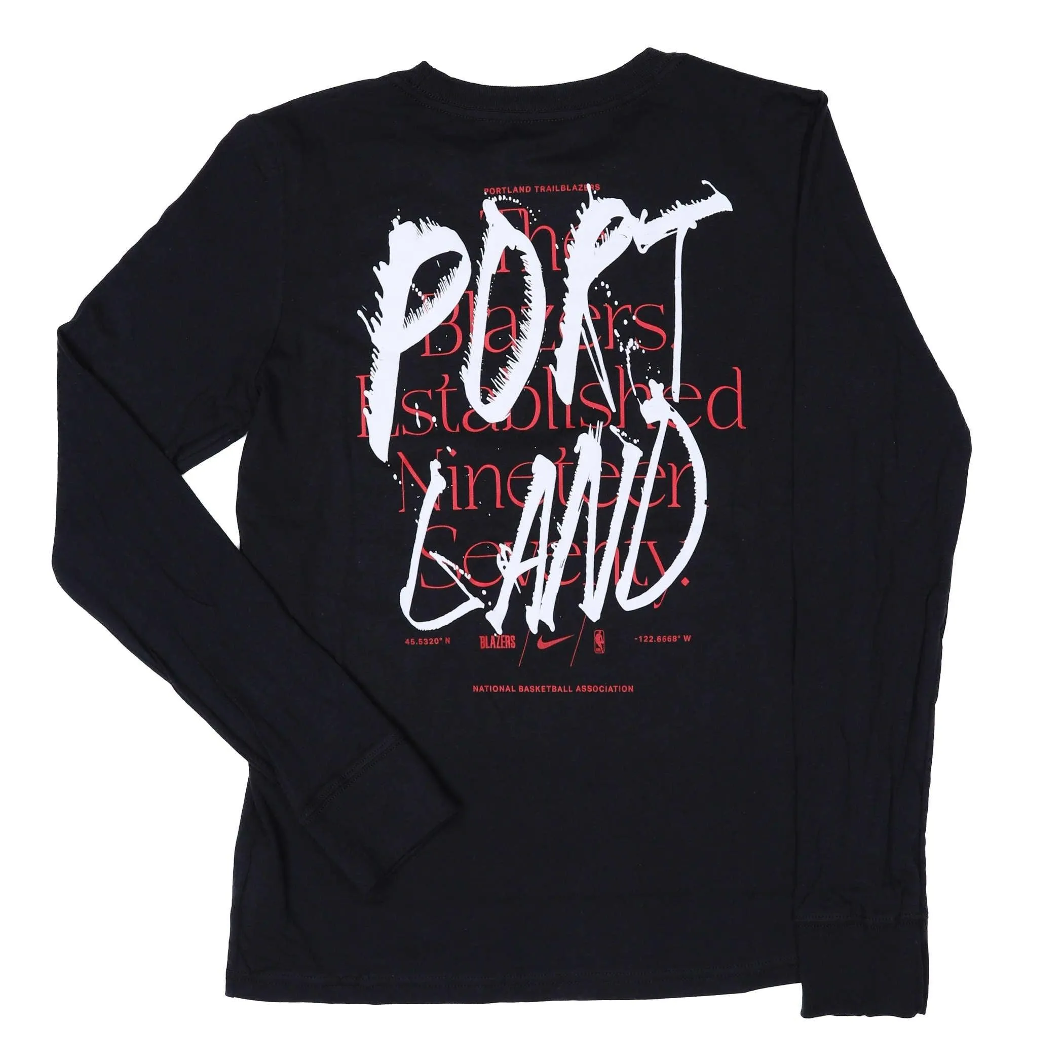 Portland Trail Blazers Youth Courtside Max Long Sleeve