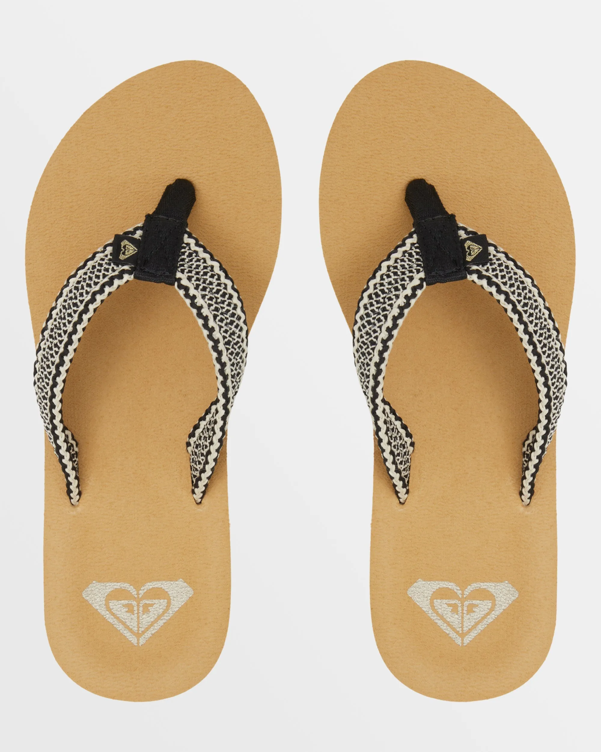 Porto IV Sandals - Black & White