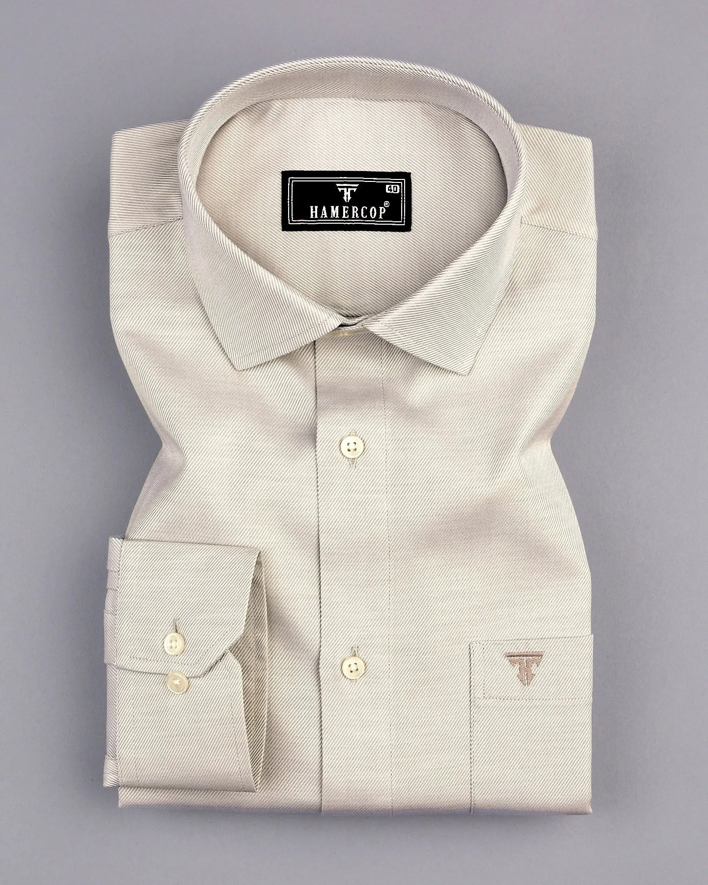 Prescot Gray Premium Cotton Giza Shirt