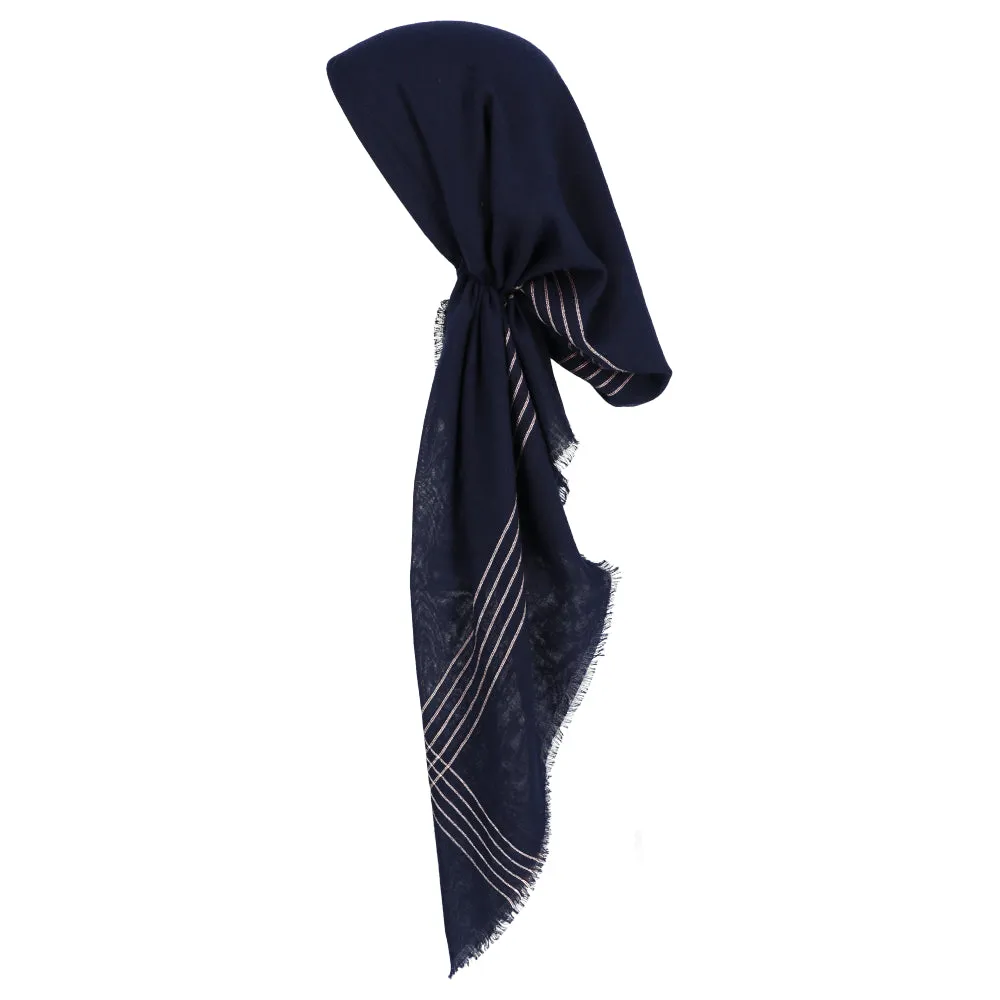 Pretied Bandana Solid Lines
