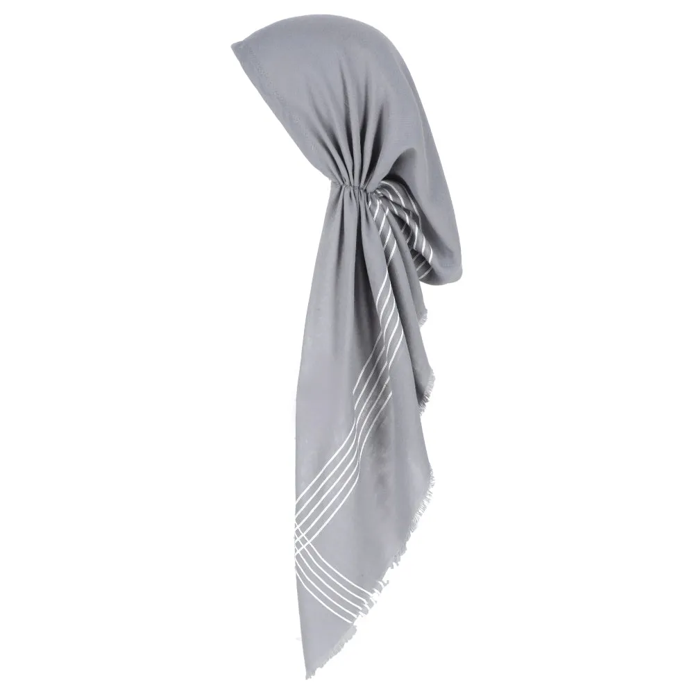 Pretied Bandana Solid Lines