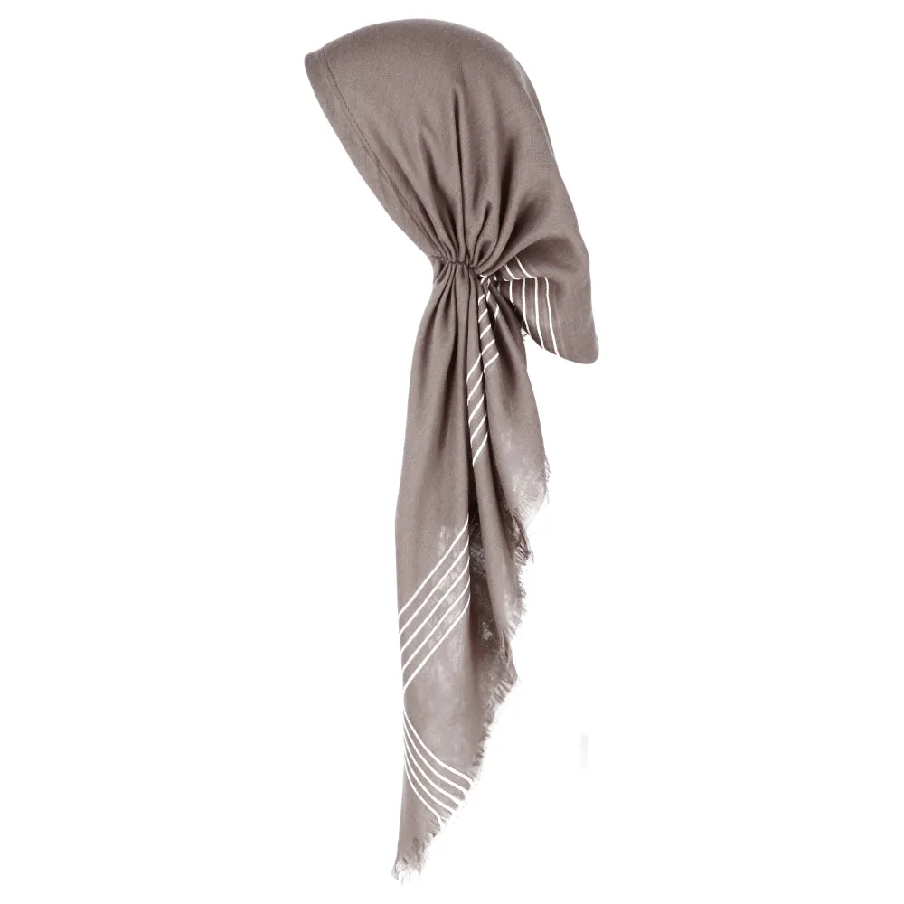 Pretied Bandana Solid Lines