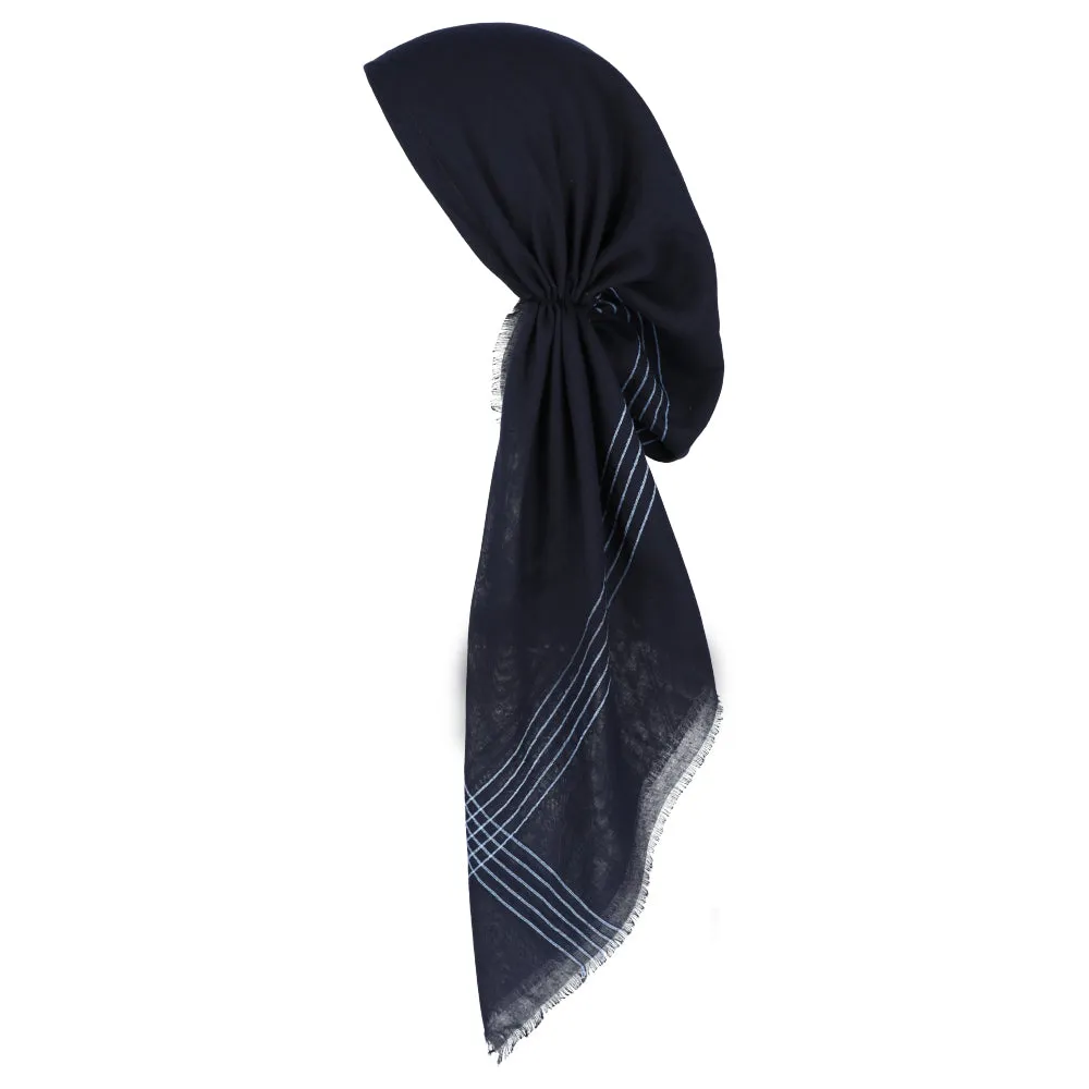 Pretied Bandana Solid Lines