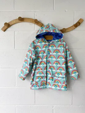 Rainbow Terry Lined Rain Coat, 5 years