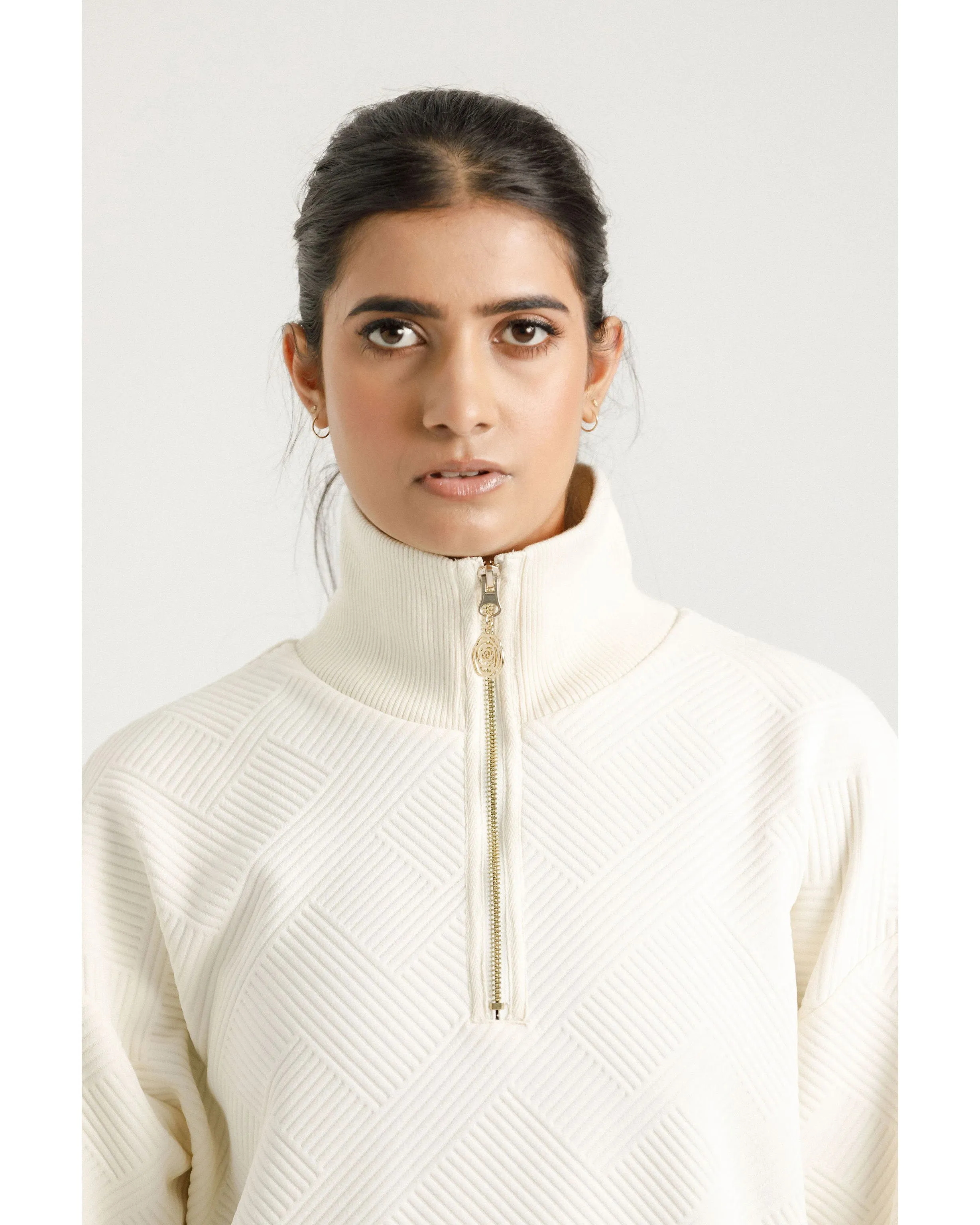 Rose Road Club Zipper - Cream