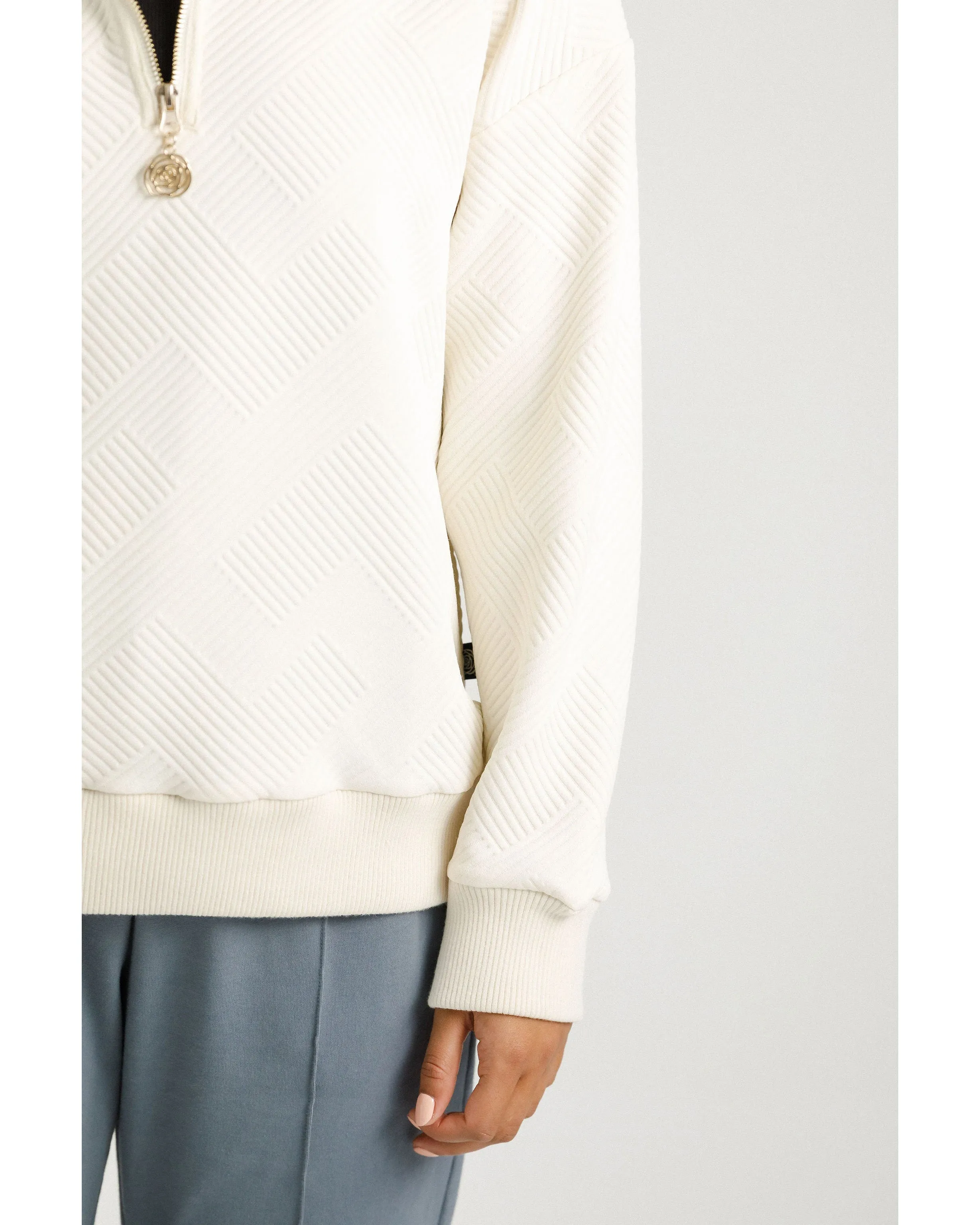 Rose Road Club Zipper - Cream