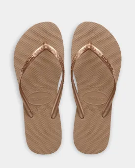 SLIM METALLIC R M THONGS