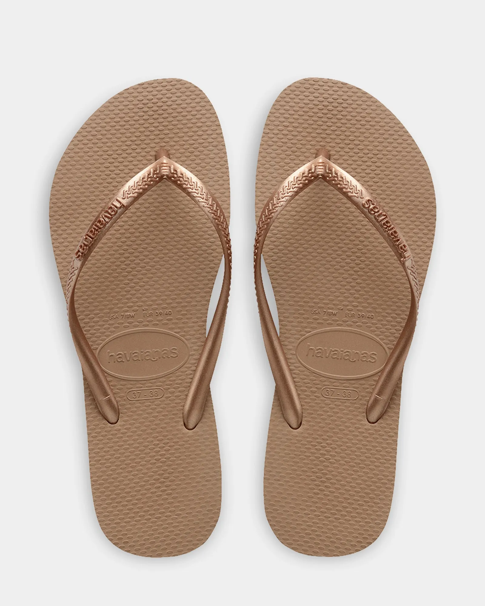SLIM METALLIC R M THONGS