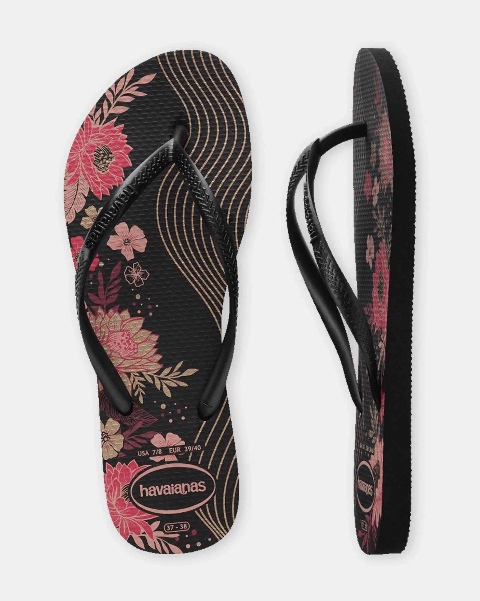 SLIM ORGANIC BLACK THONGS