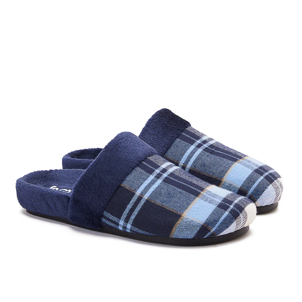 Snuggs Clogs Dark Blue checkered