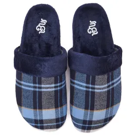 Snuggs Clogs Dark Blue checkered