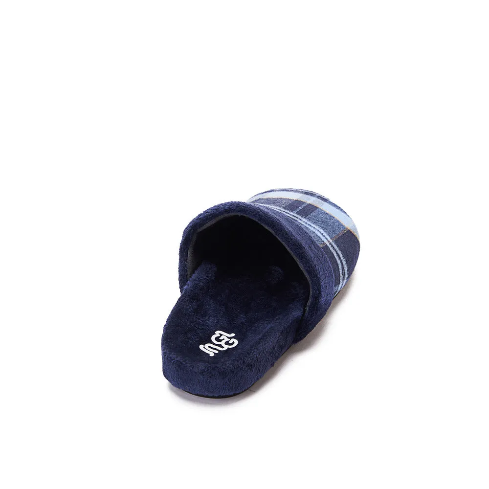 Snuggs Clogs Dark Blue checkered