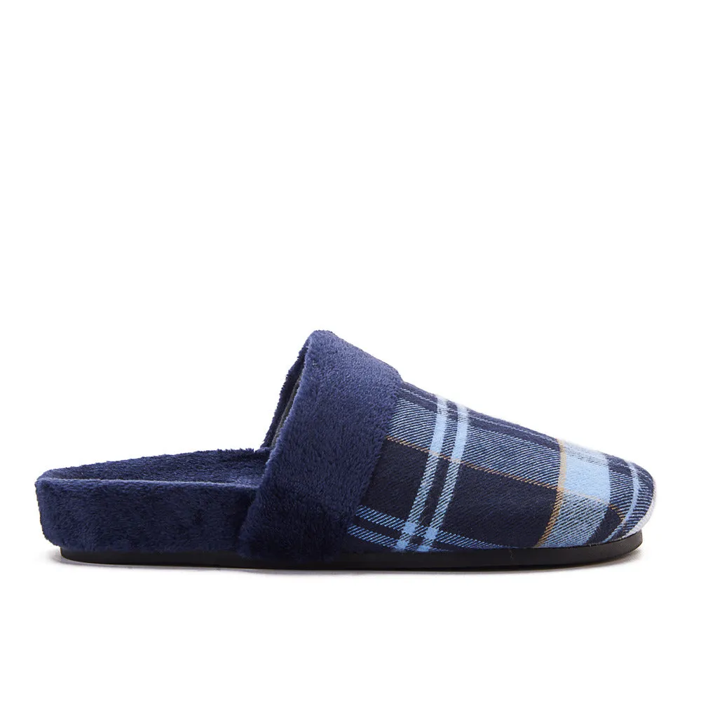 Snuggs Clogs Dark Blue checkered