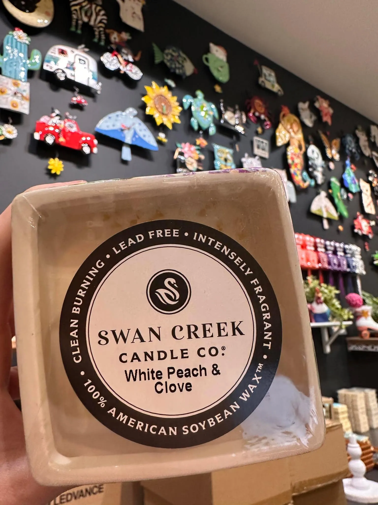 Swan Creek Decorative Butterfly Candle