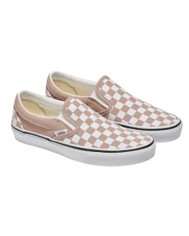 Womens Classic Slip On Shoes in Warm Taupe Brown