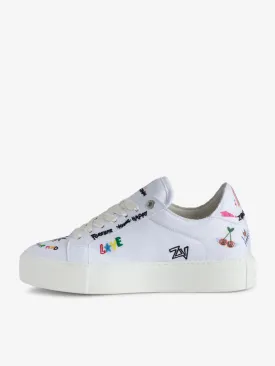 Zadig and Voltaire La Flash Chunky Canvas Humbert Low Top Sneaker